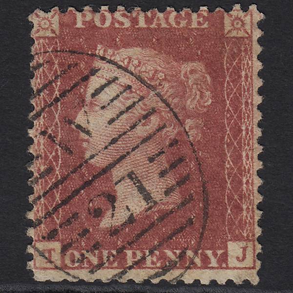GB QV 1857 1d Rose-red (Plate 52) SG40-C10(1) TJ GU London D&S W21