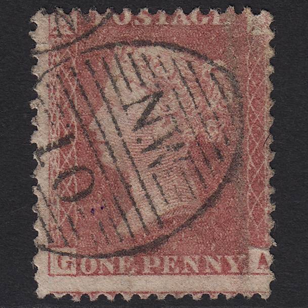GB QV 1857 1d Rose-red (Plate 47) SG40-C10(1) GA GU London D&S NW10