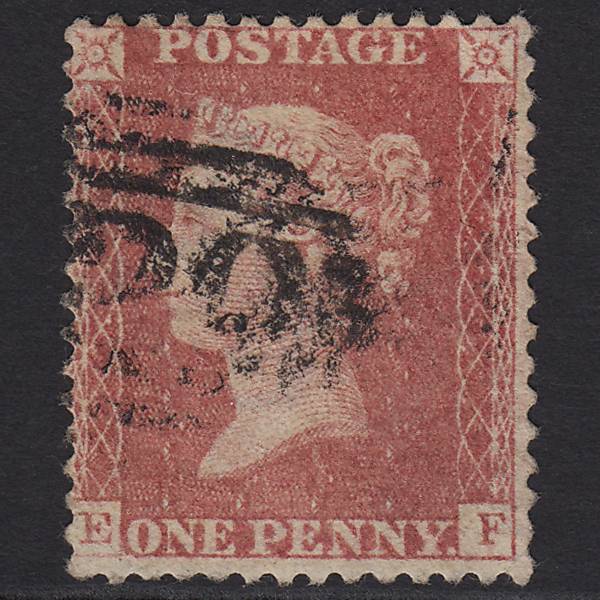 GB QV 1857 1d Rose-red (Plate 59) SG40-C10(1) EF GU