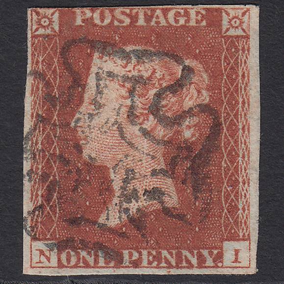 GB QV 1841 1d Red-brown Pl 20 SG8-B1(1) Constant Varity NI FU nr 4M MX