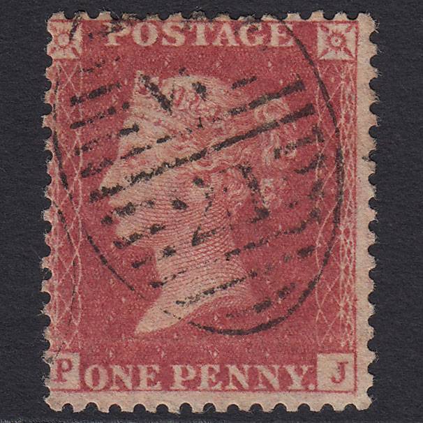 GB QV 1857 1d Rose-red (Plate 49) SG40-C10(1) PJ GU London D&S W21