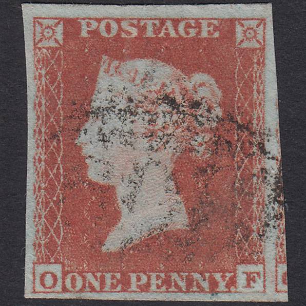 GB QV 1841 1d Red-brown (Plate 144) SG8-B2(1) OF GU 4 Good Margins