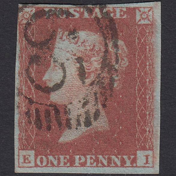 GB QV 1841 1d Red-brown (Plate 86) SG8-B1(1) EI FU nr 4M London D&S 65