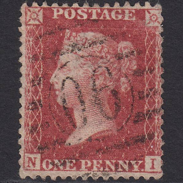 GB QV 1857 1d Rose-red (Plate 59) SG40-C10(1) NI GU London D&S 90