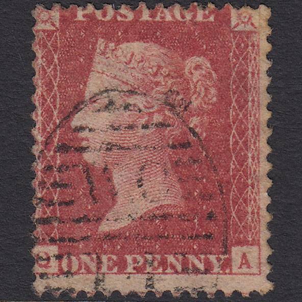 GB QV 1857 1d Rose-red (Plate 41) SG40-C10(1) QA GU London D&S WC14