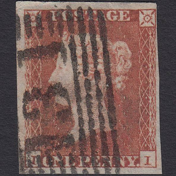 GB QV 1841 1d Red-brown Pl 97 SG8-B1(1) II FU 4 Margins Edinburgh 131