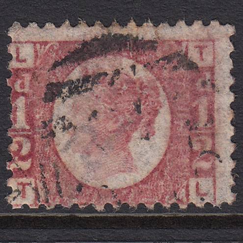 GB QV 1870 1/2d Rose-red (Plate 14) SG48-G4 TL GU