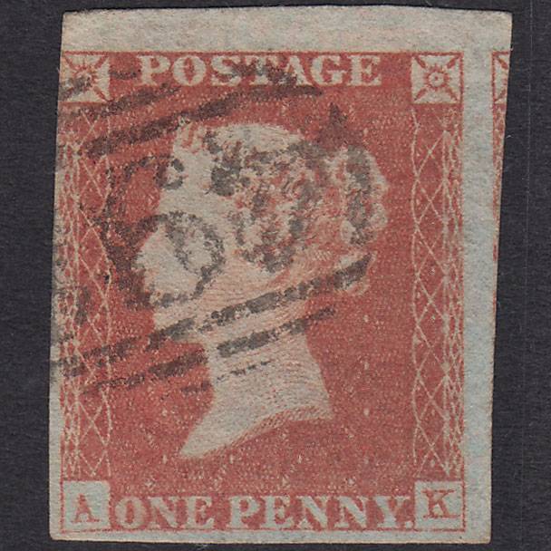 GB QV 1841 1d (Plate 95) SG9-B1(3) AK FU Missing Imprimatur 3M