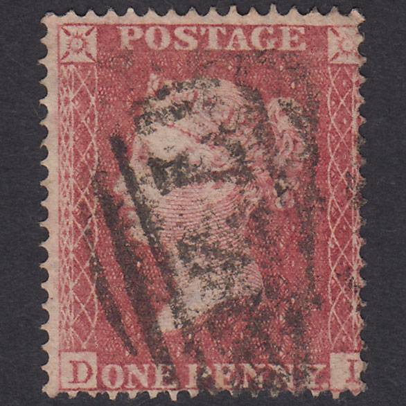GB QV 1857 1d Rose-Red Plate 59 SG36-C11 DI GU