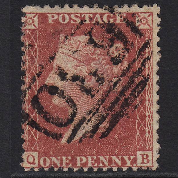 GB QV 1857 1d Rose-red (Plate 36) SG40-C10(1) QB FU