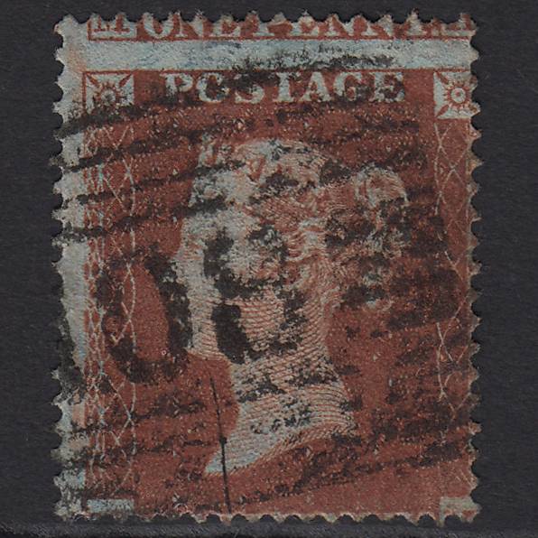 GB QV 1854 1d (Plate 188) SG17-C1(1) MH GU Dumfries 108 Large Misperf