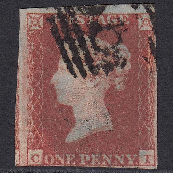GB QV 1841 1d Red-brown (Plate 95) SG8-B1(1) CI GU 4 Margins