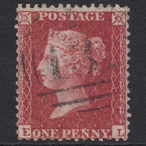GB QV 1857 1d Rose-red (Plate 52) SG40-C10(1) EL GU