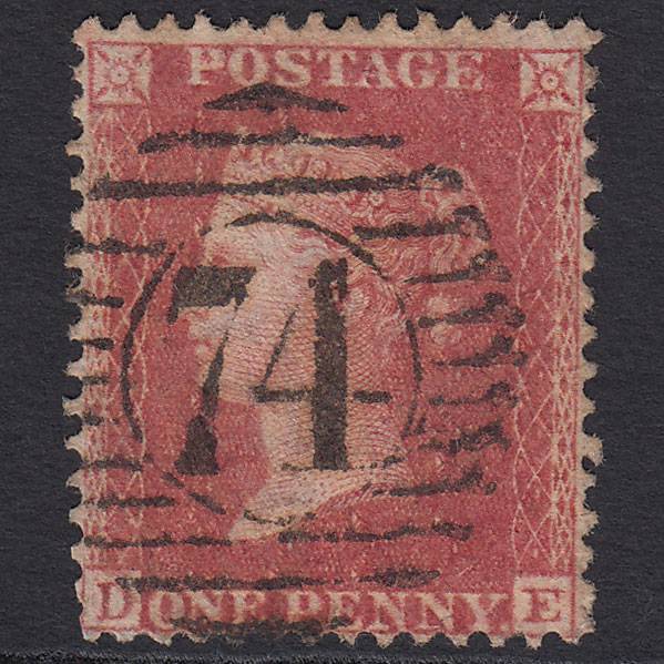 GB QV 1857 1d Rose-red (Plate 60) SG40-C10(1) DE GU London D&S 74