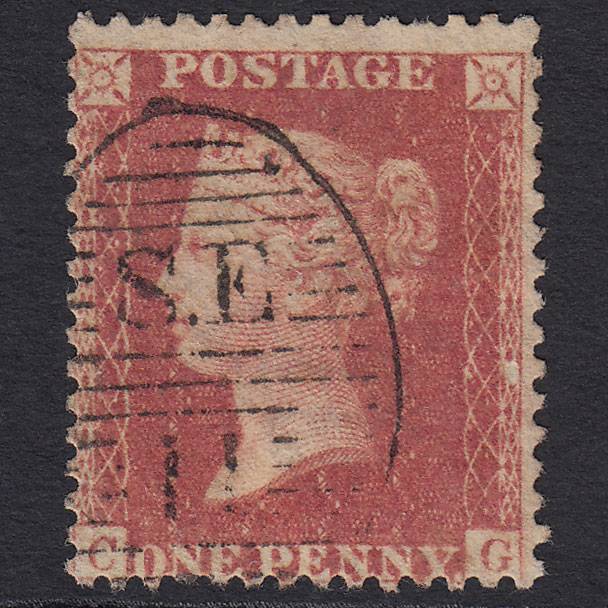 GB QV 1857 1d Rose-red (Plate 43) SG40-C10(1) CG GU London D&S SE11