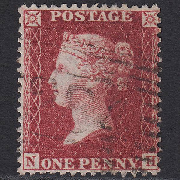 GB QV 1857 1d (Plate 37) SG41-C10(4) NH FU Scotland Well Centred