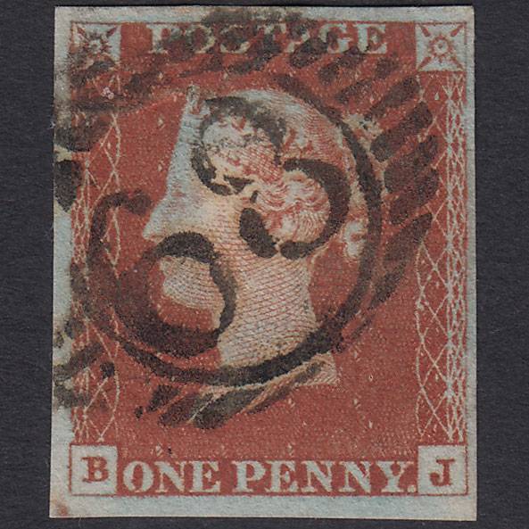 GB QV 1841 1d Pl 61 SG8-B1(1) BJ FU Missing Imprimatur 4M London D&S 68