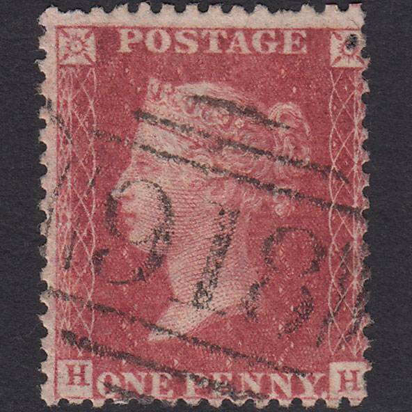 GB QV 1857 1d Pl 56 SG40-C10(1) HH FU Missing Imprimatur Worcester 918