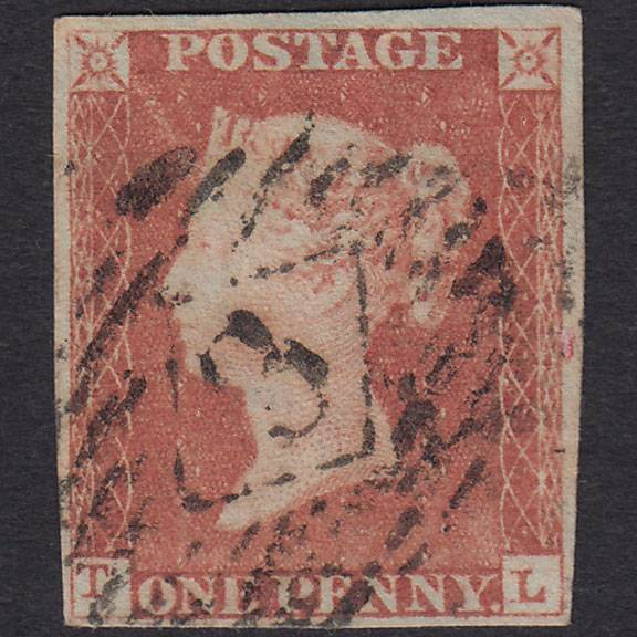 GB QV 1841 1d (Plate 77) SG8-B1(1) TL GU Missing Imprimatur 4M London