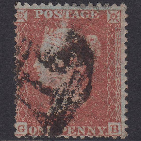 GB QV 1855 1d Red-Brown Plate 15 SG24-C3(1) GB GU