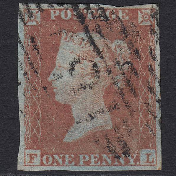 GB QV 1841 1d Red-brown (Plate 169) SG8-B2(1) FL GU Cove 157 4 Margins