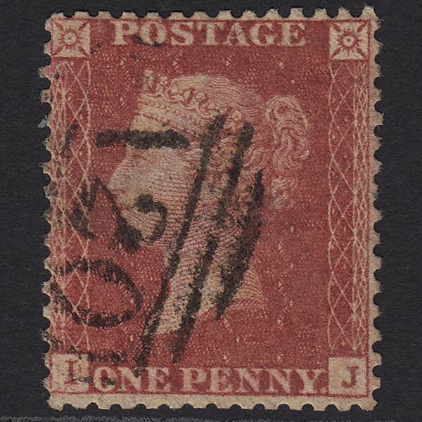 GB 1857 1d Pl 52 SG41-C10(2) IJ FU Wickham Market A20 Miss Imp Const Var