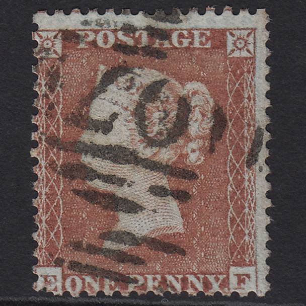 GB QV 1855 1d Red-brown (Plate 200) SG22-C2(1) EF GU