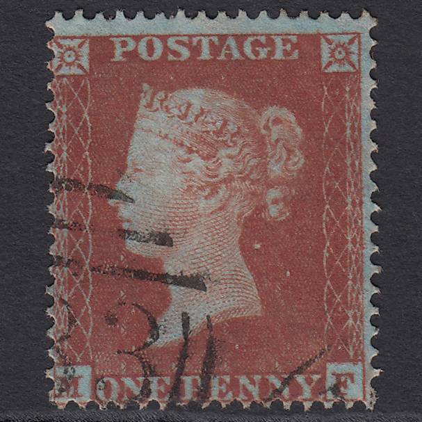 GB QV 1854 1d Red-brown (Plate 172) SG17-C1(1) MF VFU