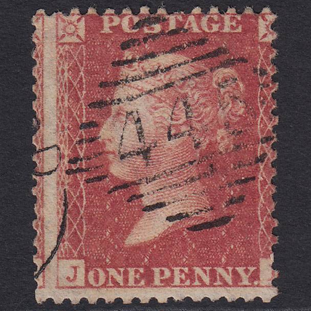 GB QV 1857 1d Pl 47 SG40-C10(1) JL FU Missing Imprimatur Waterford 445