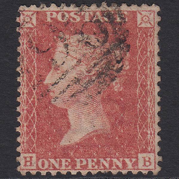 GB QV 1857 1d Rose-red (Plate 48) SG40-C10(1) HB FU