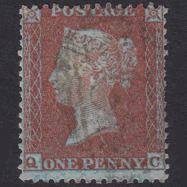 GB QV 1855 1d Deep Red-Brown Plate 13 SG24A-C3(2) QC FU