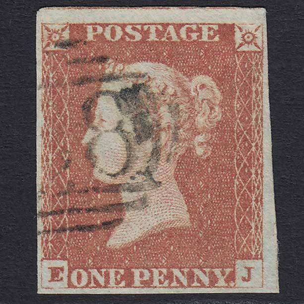 GB QV 1841 1d Red-brown (Plate 85) (SG8) 'EJ' FU 4M Imperf