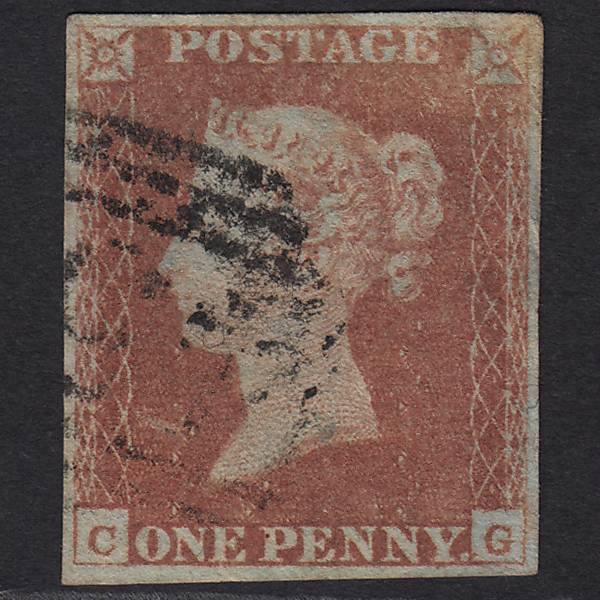 GB QV 1841 1d Red-brown (Plate 85) SG8-B1(1) CG GU 4 Margins