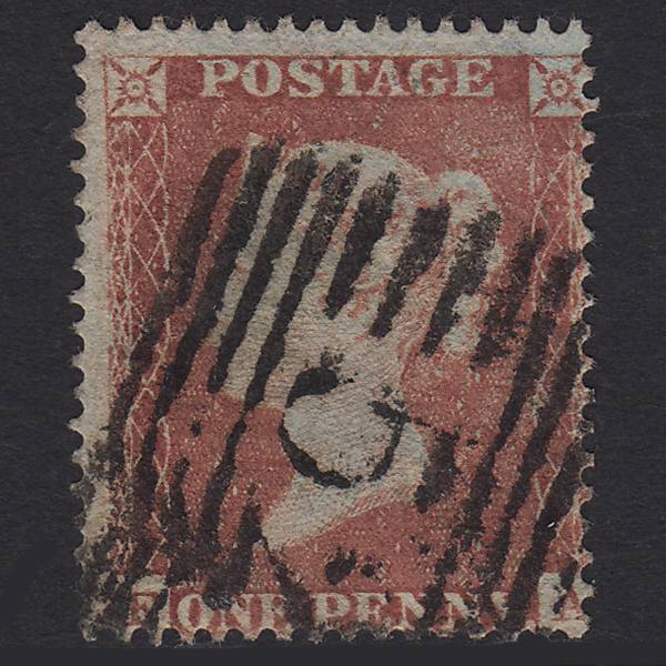 GB QV 1854 1d Red-brown (Plate 172) SG17-C1(1) FA GU Scotland