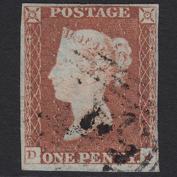 GB QV 1841 1d (Plate 76) SG8-B1(1) Constant Variety DJ VFU 4M NO Top to J