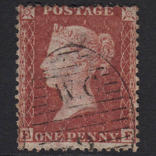 GB QV 1857 1d Rose-red (Plate 58) SG40-C10(1) EE FU London D&S WC9