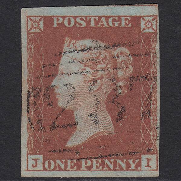 GB QV 1841 1d Red-brown (Plate 96) SG8-B1(1) JI VFU 4M Imperf Eye 287