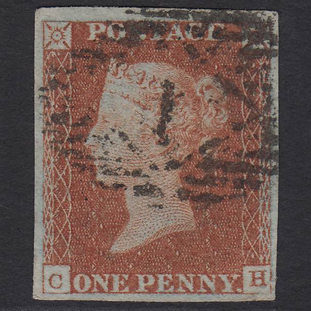 GB QV 1841 1d Red-brown (Plate 50) SG8-B1(1) CH GU 4M London IS Cancel