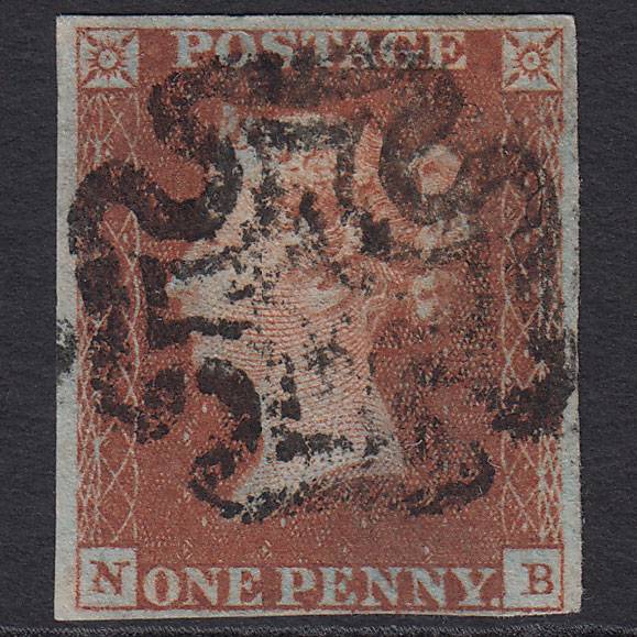 GB QV 1841 1d (Plate 22) SG8-B1(1) NB GU Missing Imprimatur 4M Full MX