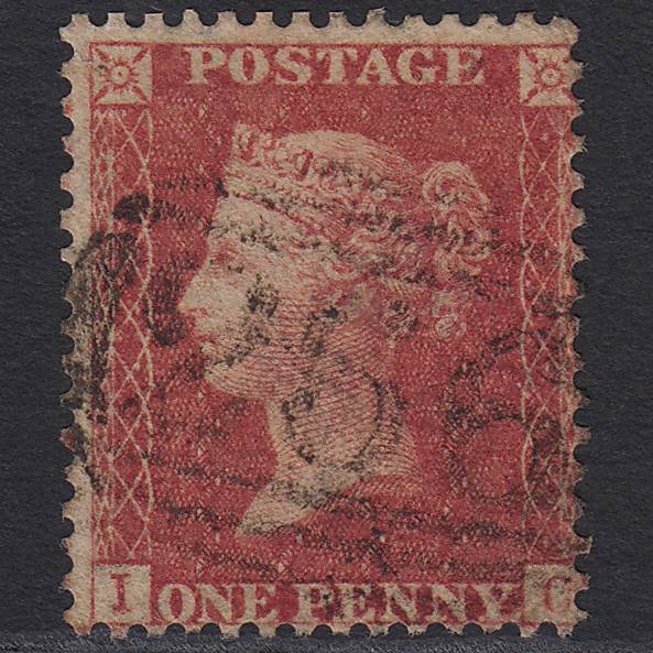 GB QV 1857 1d Rose-red (Plate 42) SG40-C10(1) IC GU Dorchester 256
