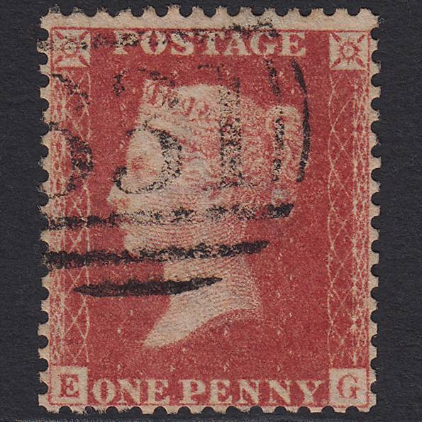 GB QV 1857 1d Rose-red (Plate 41) SG40-C10(1) EG FU Wakefield 831