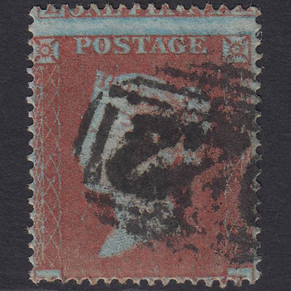 GB QV 1854 1d Red-brown (Plate 180) SG17-C1(1) MK GU Large Misperf