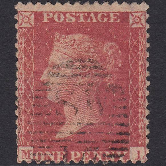 GB QV 1857 1d Rose-red (Plate 49) SG40-C10(1) ML GU London D&S SW17