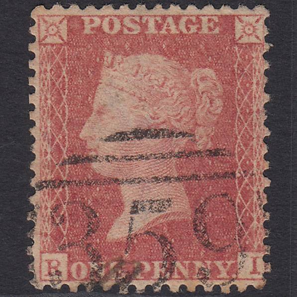 GB QV 1857 1d Rose-red (Plate 36) SG40-C10(1) RI GU Hertford 359