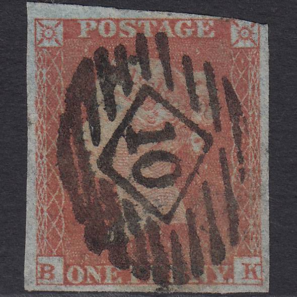 GB QV 1841 1d Red-brown (Plate 168) SG8-B2(1) BK GU nr 4M London IS 10