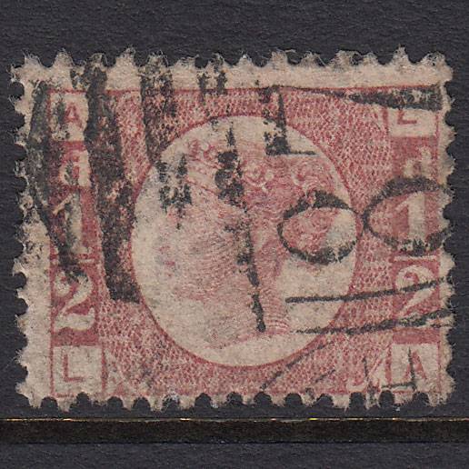 GB QV 1870 1/2d Rose (Plate 11) SG49-G4 LA GU