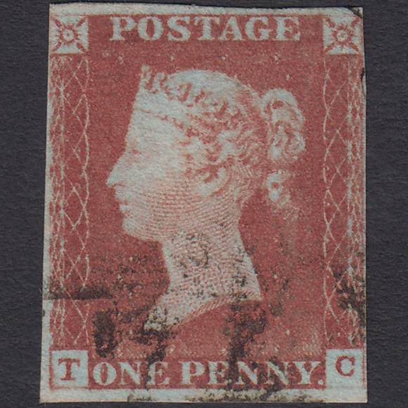 GB QV 1841 1d Red-brown (Plate 81) SG8-B1(1) TC FU nr 4M Light Cancel