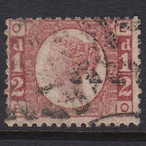 GB QV 1870 1/2d Rose-red (Plate 12) SG48-G4 EO GU