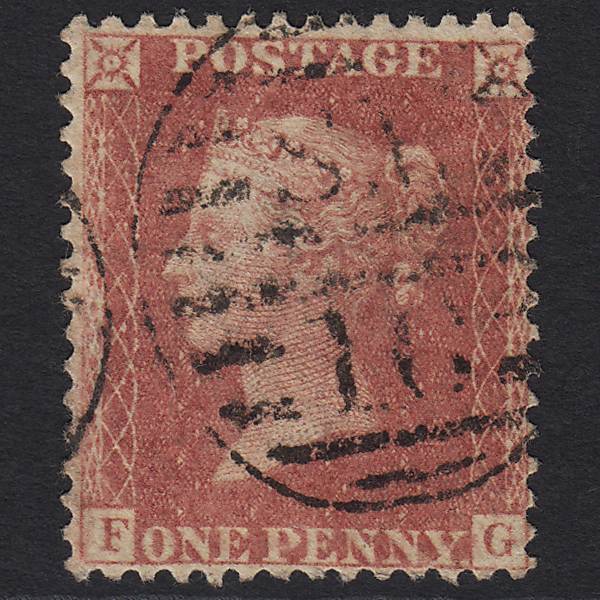 GB QV 1857 1d Rose-red (Plate 68) SG40-C10(1) FG FU in London SW16