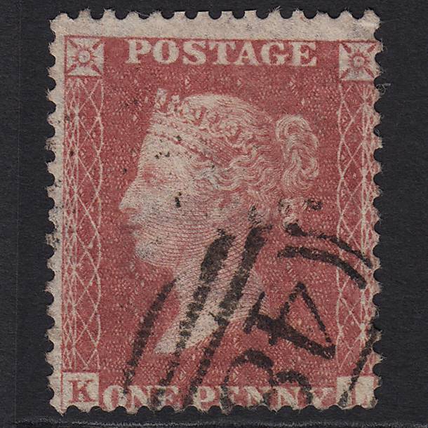 QV 1857 1d Rose-red (Plate 56) SG40-C10(1) KL FU Light Cancel